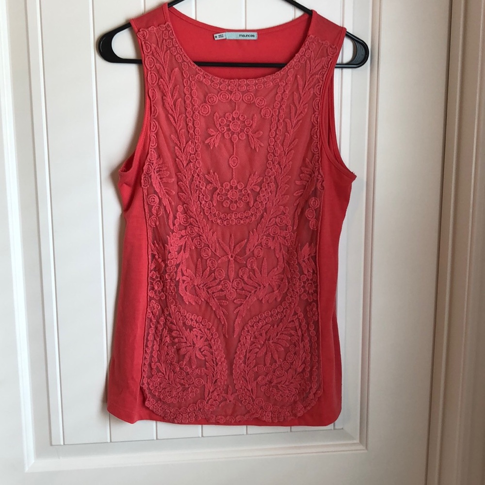 Maurice’s Coral Pink Tank Top Medium